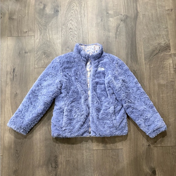 The North Face Kids' Purple Fleece Jacket - Picture 1 of 4